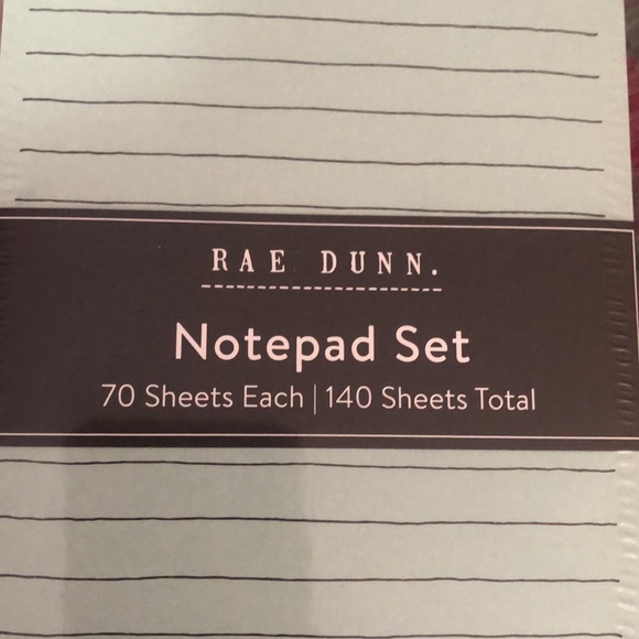 Rae Dunn notepad set 70 sheets each (140 total) BEST GRANDMA EVER and #1 GRANDMA - Picture 2 of 4
